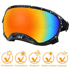 Gafas NICERINC PET para perro mediano con protección UV para días soleados.