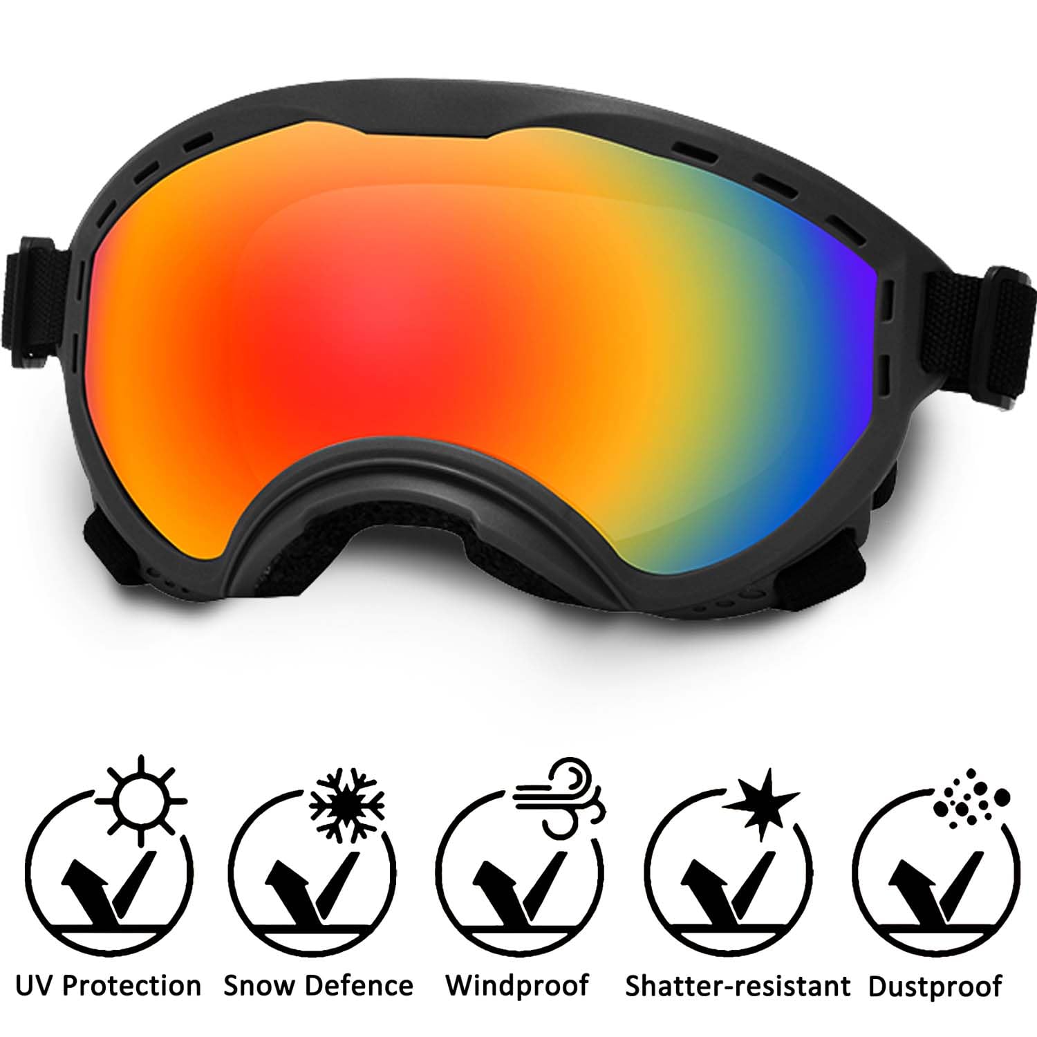 Protección UV NICERINC PET: lentes UV400 para ojos del perro.