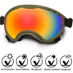 Lentes UV400 en gafas NICERINC PET para ojos caninos