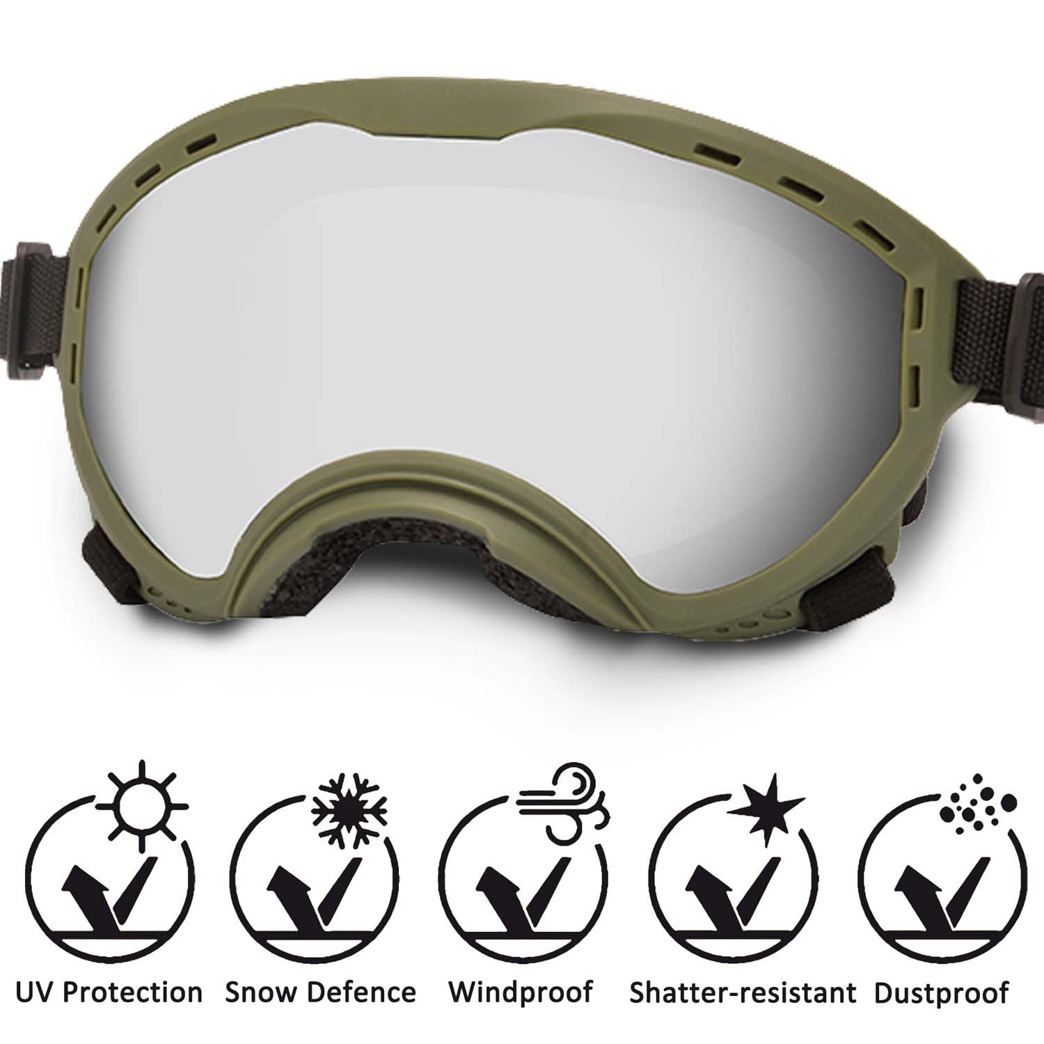 Gafas NICERINC PET con proteccion UV para ojos de perro al aire libre