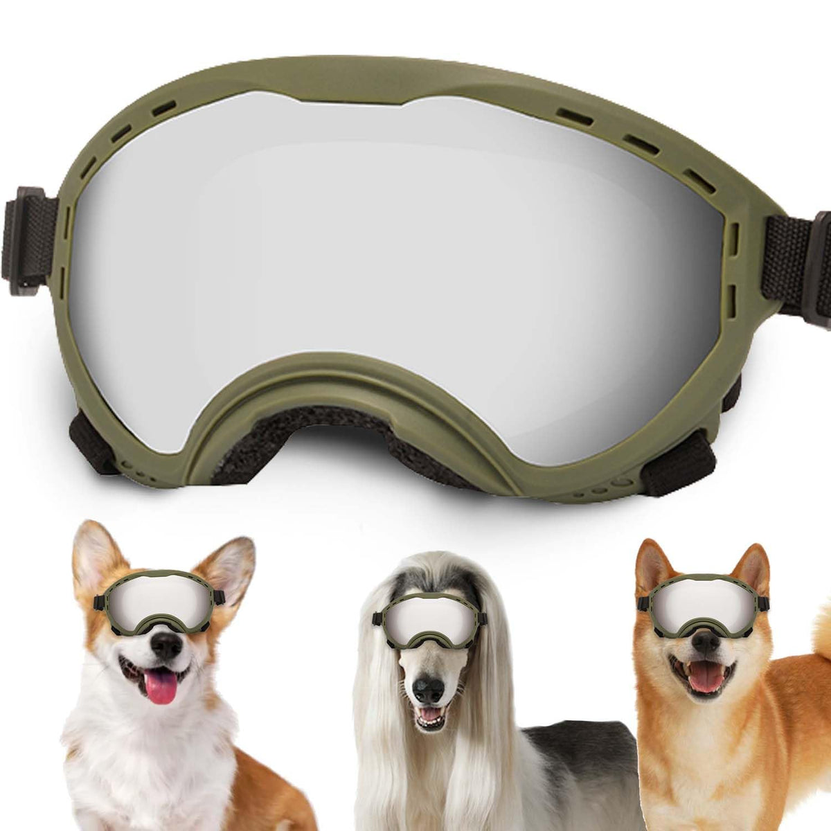 Gafas NICERINC PET para perros con UV400 para ojos protegidos en exteriores