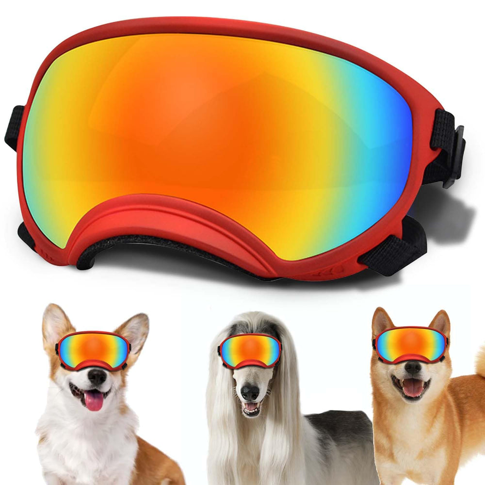 Gafas NICERINC PET para perro mediano con ajuste seguro y protección UV