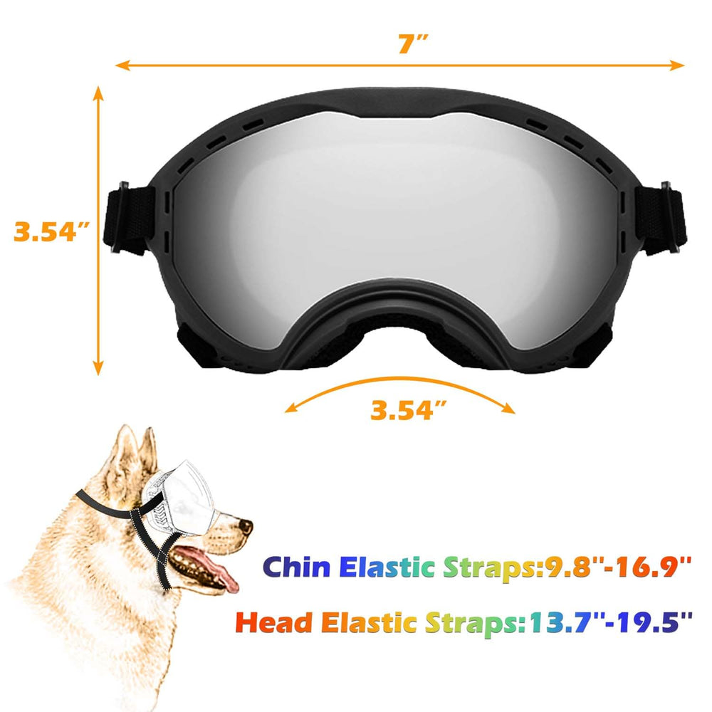 NICERINC PET gafas perro con lentes policarbonato y protección UV