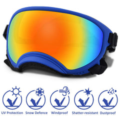 Protección UV NICERINC PET para ojos de perro mediano en días soleados