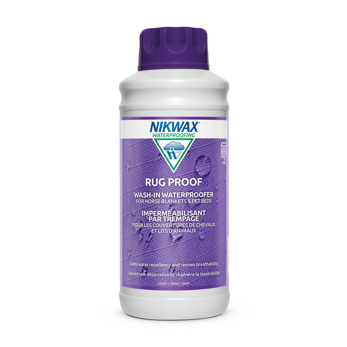 Nikwax Rug Proof envase de 50 ml para impermeabilizar mantas de caballos