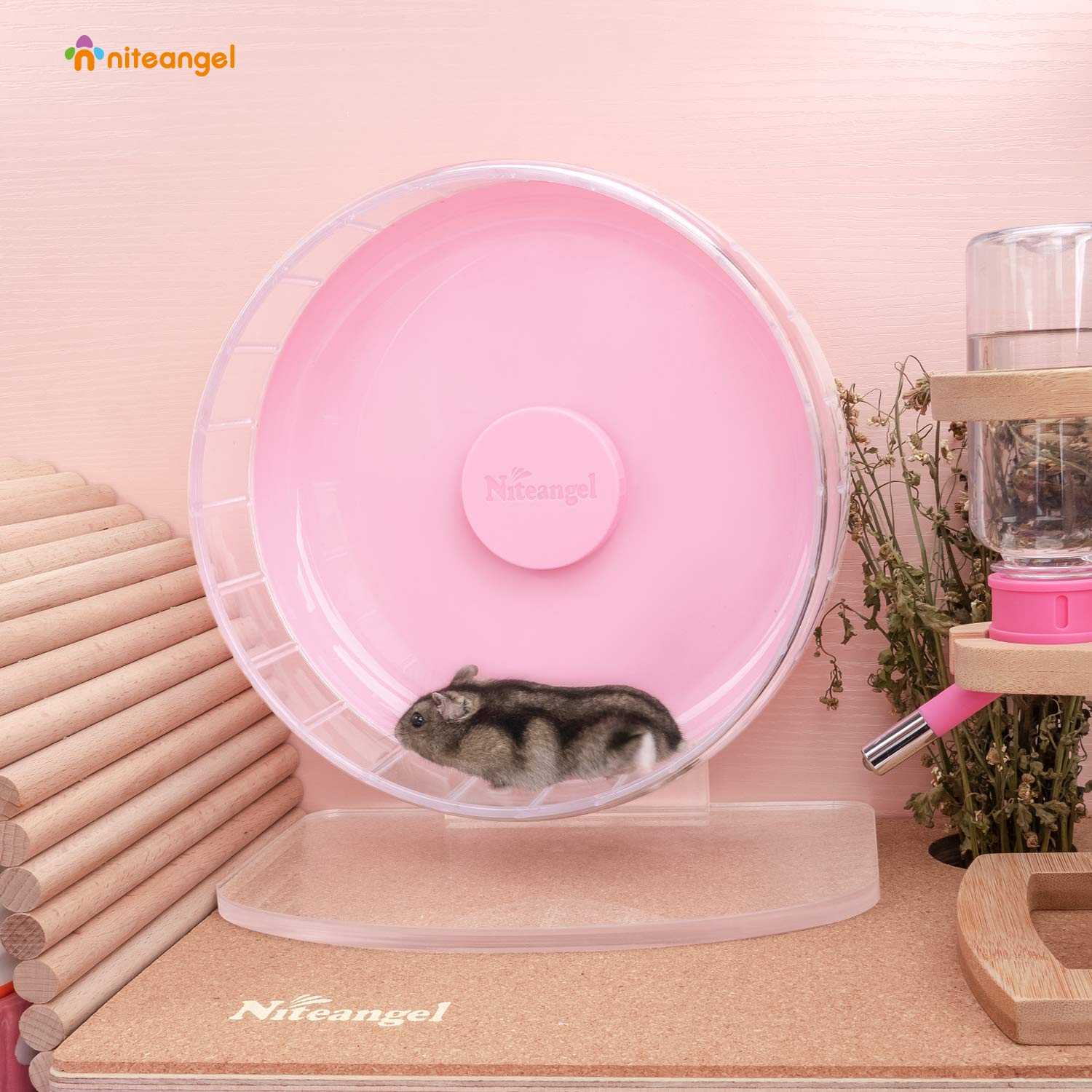 Accesorio para jaula Niteangel, mejora el entretenimiento y evita el aburrimiento nocturno.