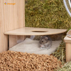 Caja de baño acrílica con tapa transparente de Niteangel para observar a la mascota