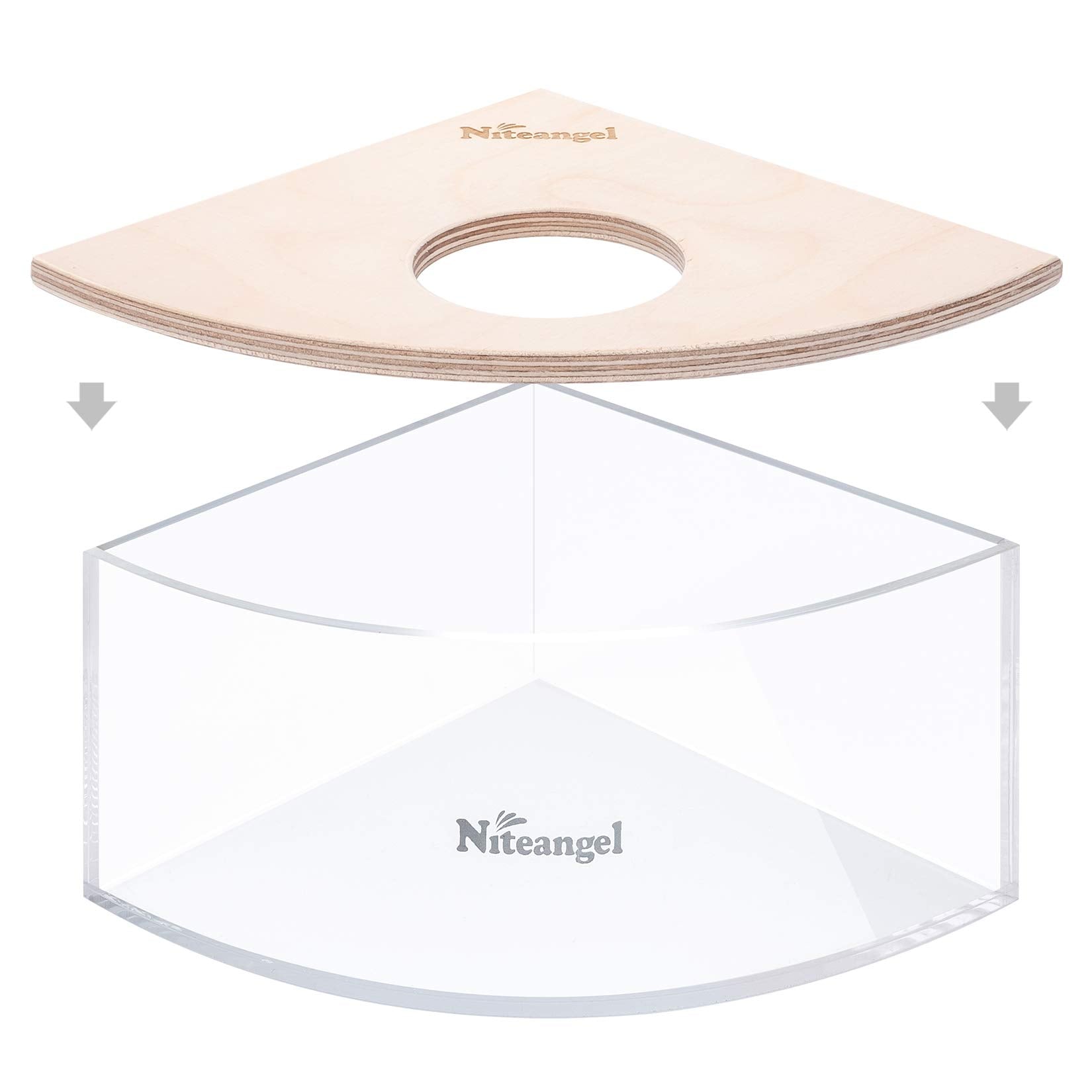 Material acrílico de Niteangel fácil de limpiar y sin olores