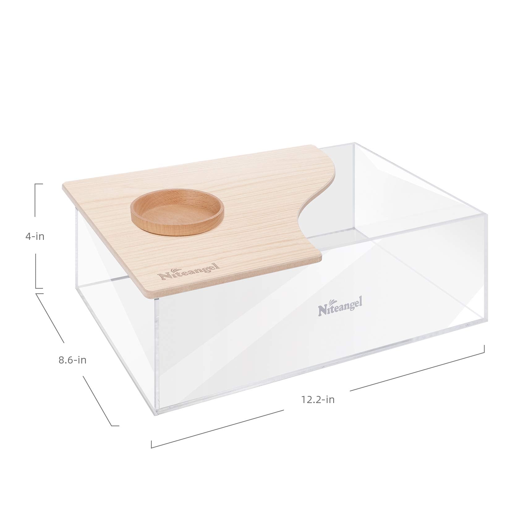 Diseño único de Niteangel compatible con jaulas grandes y hábitats variados