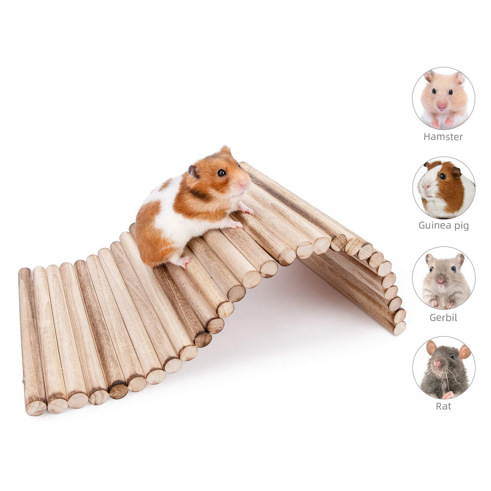 Niteangel escalera-madera roedores diseño ancho facilita subir y bajar