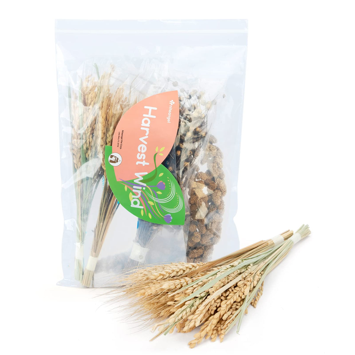 Niteangel flores naturales para hámster: cama colorida y segura para el hábitat