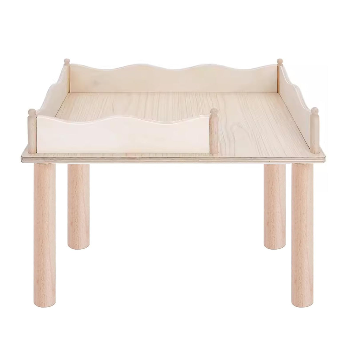 Niteangel plataforma de madera para hamster, espacio ampliado para jugar y descansar.