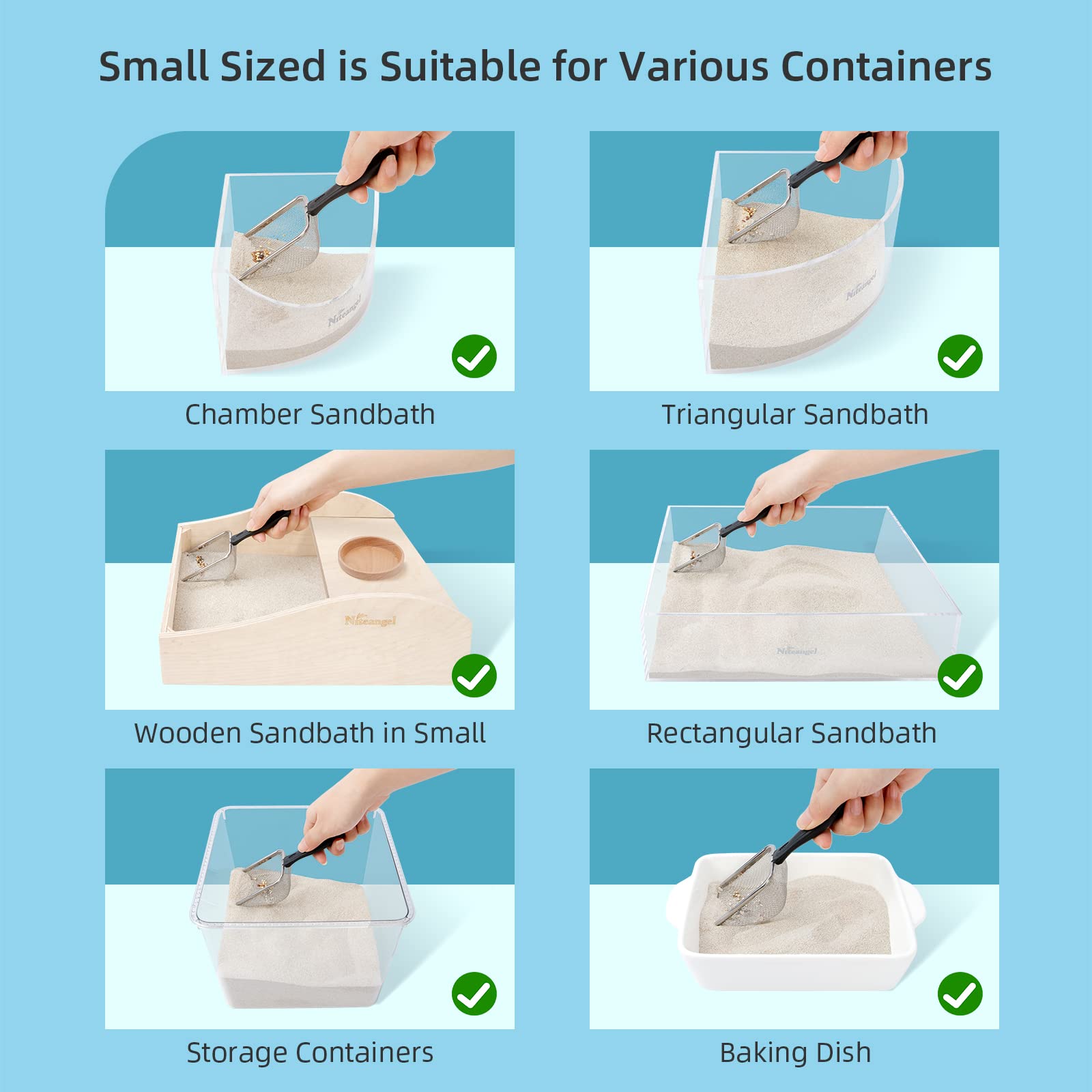 Niteangel: acero inoxidable resistente para uso prolongado.
