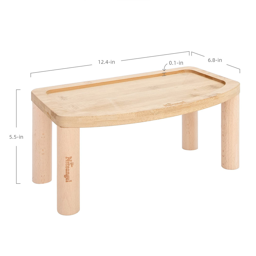Niteangel plataforma compatible con ruedas de madera y acrílicas para mayor versatilidad.