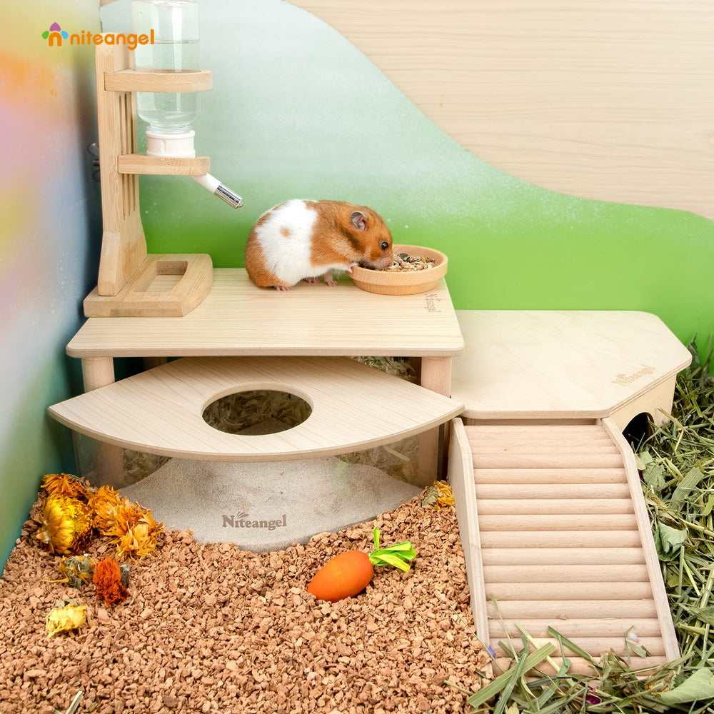 Niteangel tazon-alimento: permite colocar bebedero o comida para mayor comodidad.