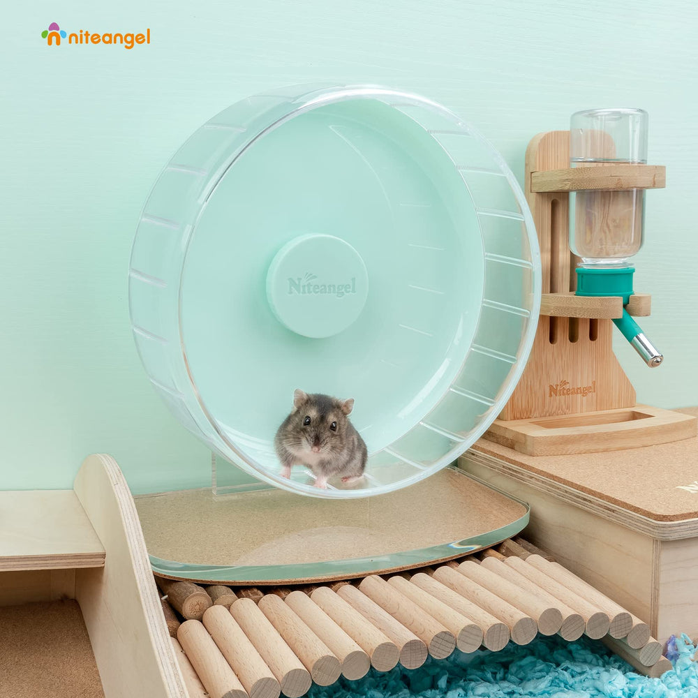 Tambor de la rueda Niteangel con diámetro amplio para trote cómodo.