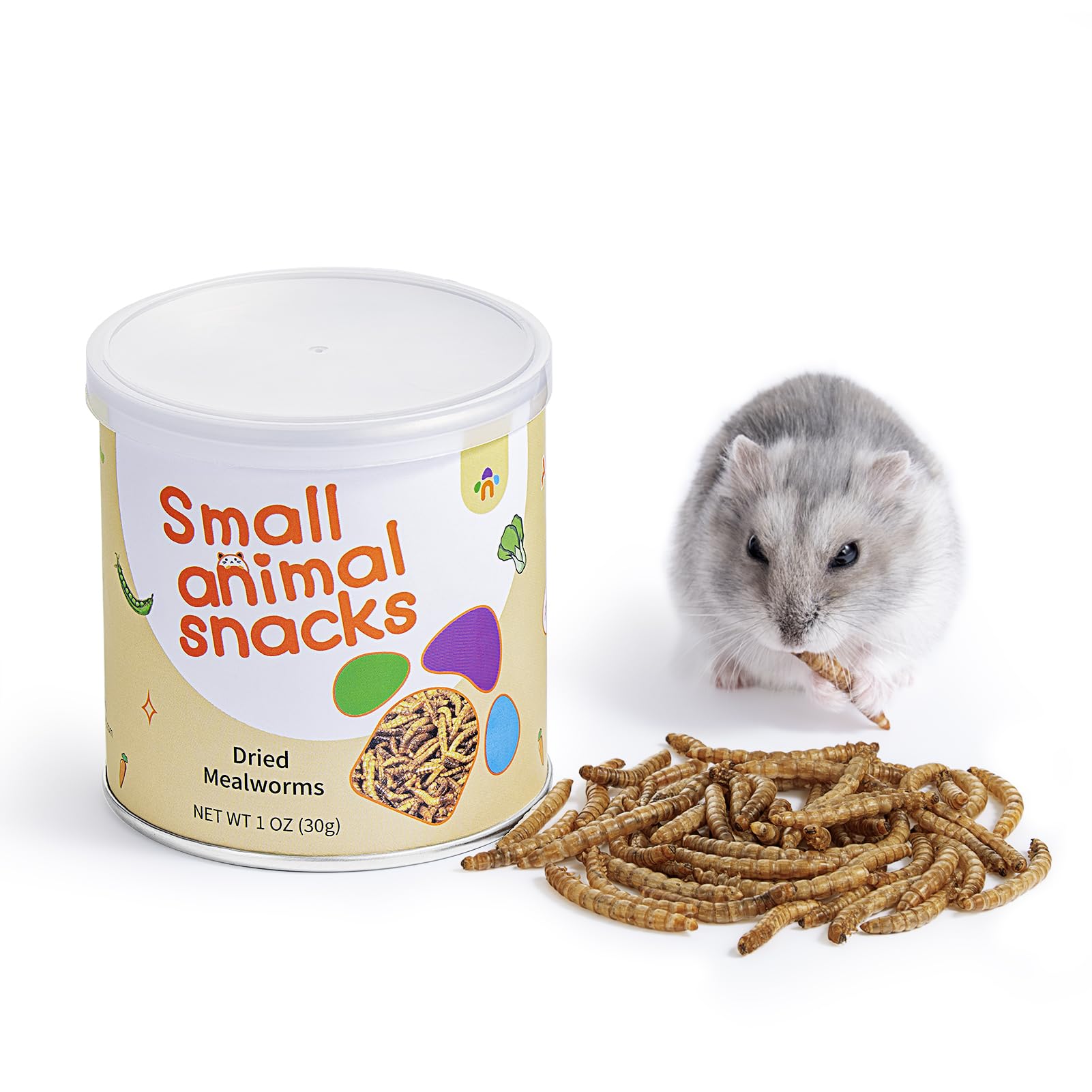 Niteangel tentempiés para hamster pequeño, ideal para aumentar la vitalidad diaria.