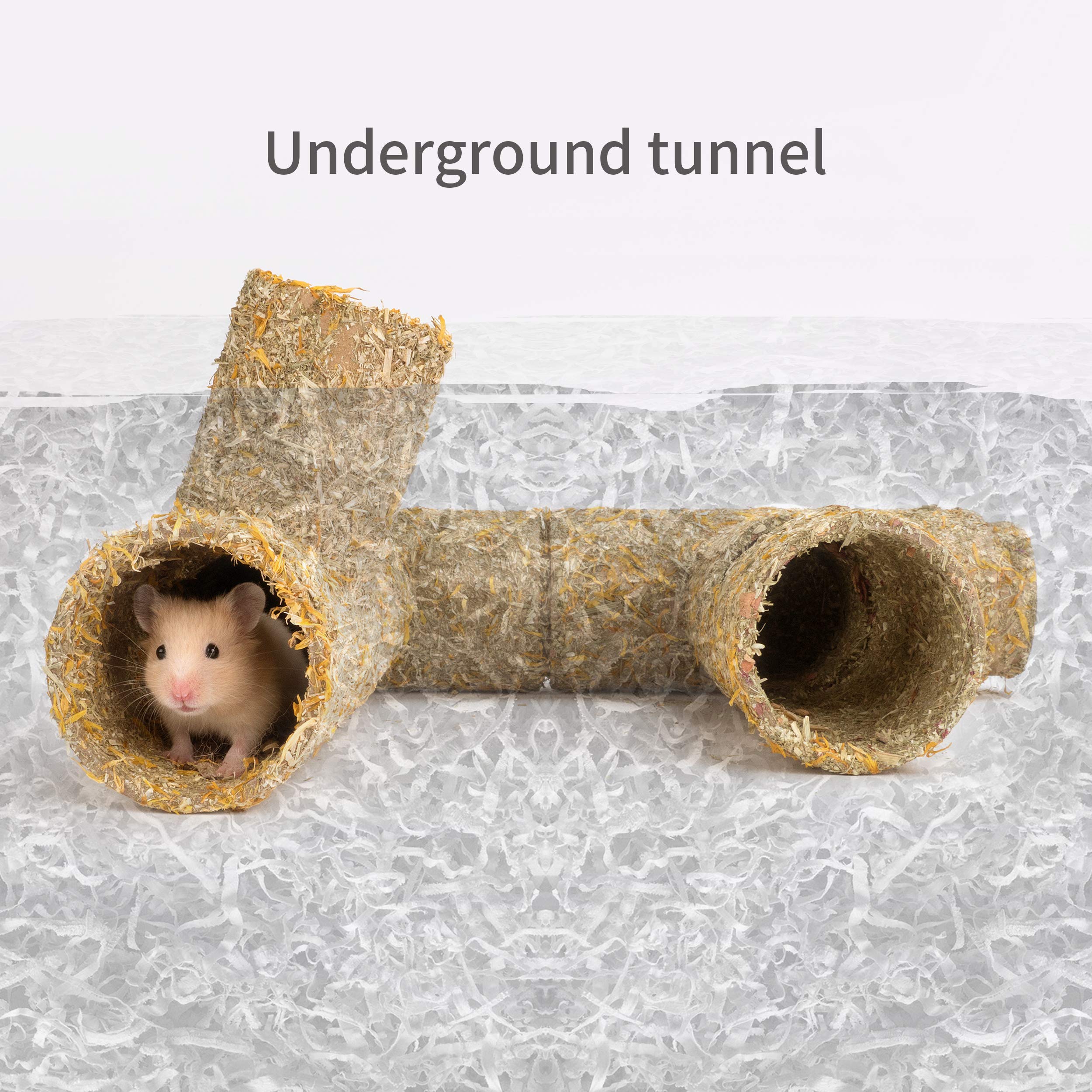 Niteangel tunel hámster con dos huecos para rutas diversas