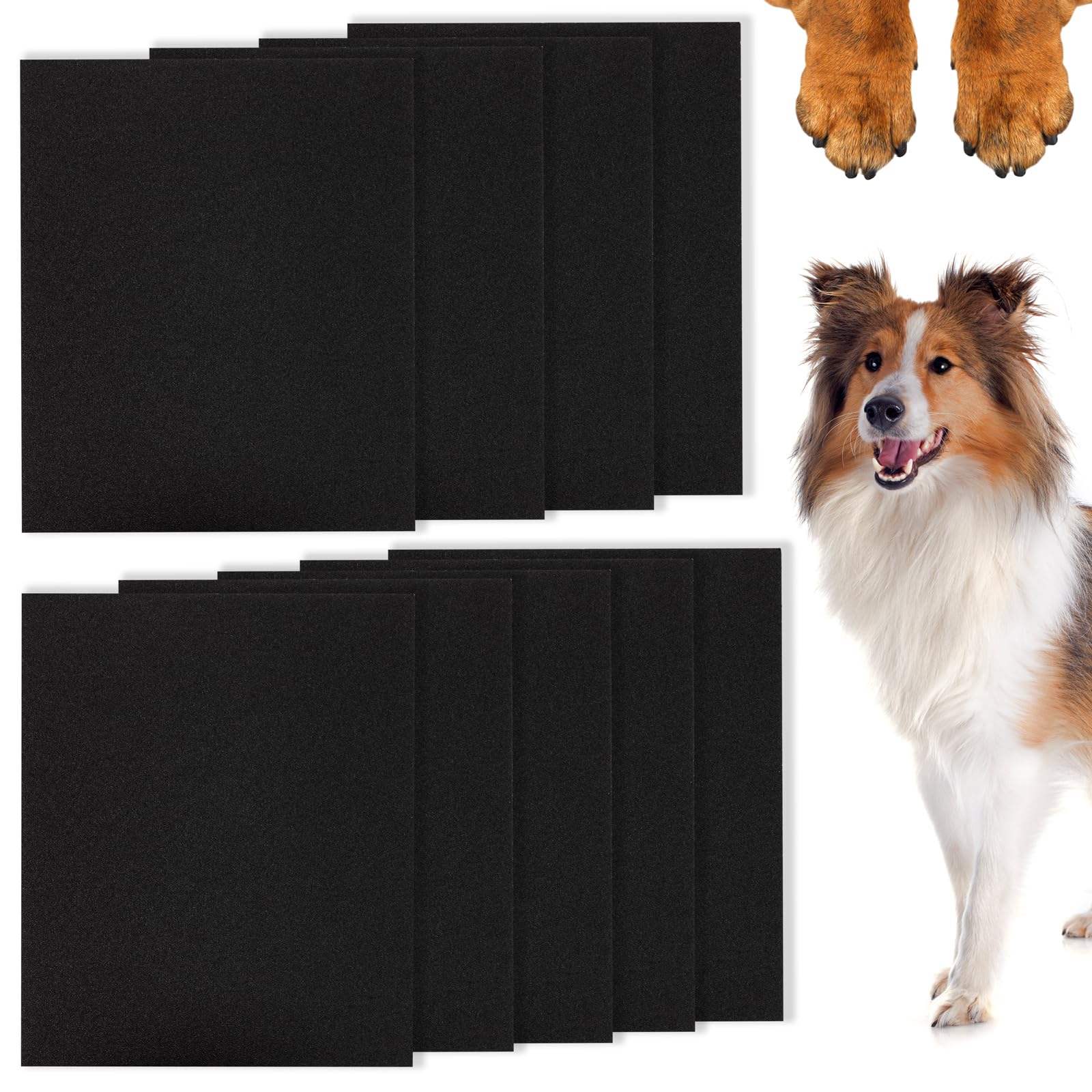 NIUOHOY hojas de lija para uñas de perro, suaves y seguras