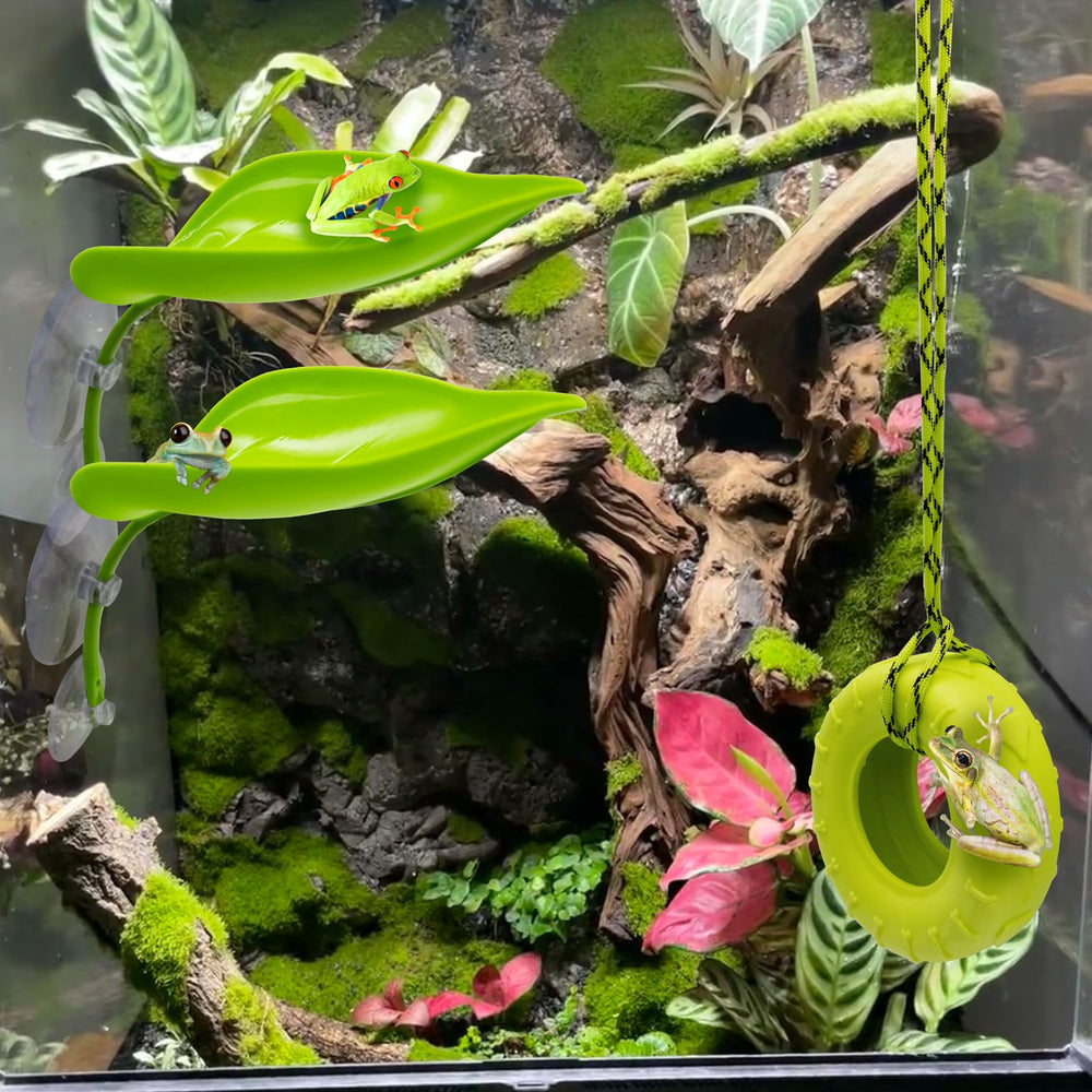 Accesorios para terrario de reptiles y anfibios Niuohoy para trepar.