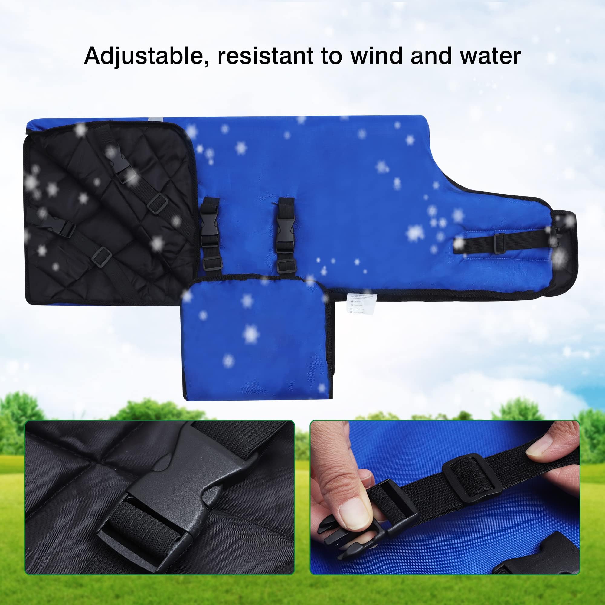 NIUTRIP cobija-uso-invernal: ideal para terneros y corderos en climas fríos.