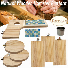 Niwaes tabla cuadrada de madera, superficie estable para explorar.