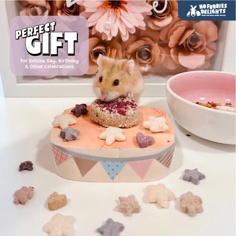 Etiqueta de 25 g de No Furries Delights para referencia de tamaño.