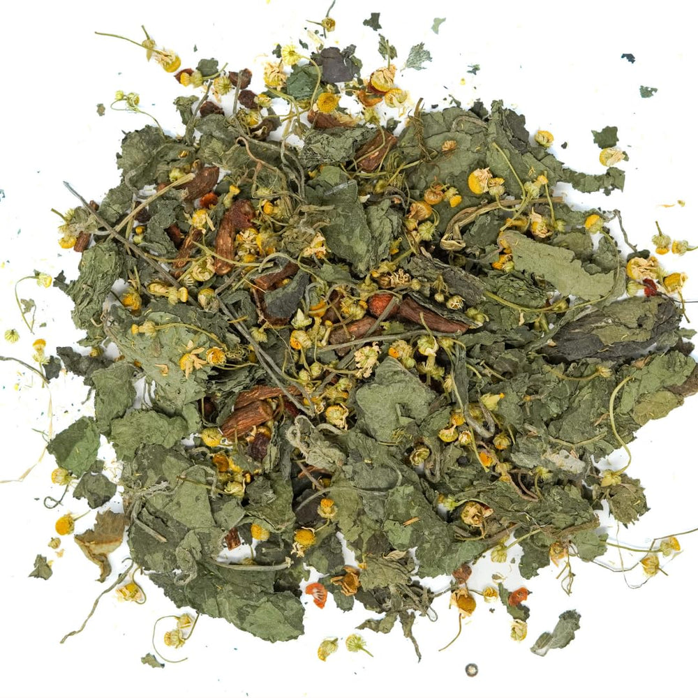 No Furries Delights Premium Forage Mix, bolsa con cierre reutilizable para conservar la frescura.