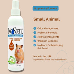 No Scent spray para hábitat de hámster, uso rápido y eficaz.