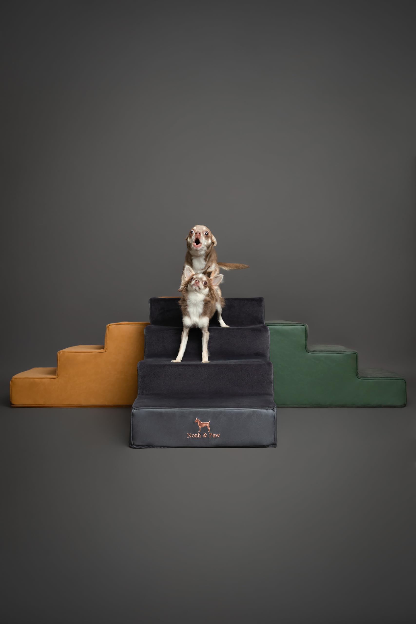 Noah & Paw opciones de 3, 4 o 5 escalones para muebles.