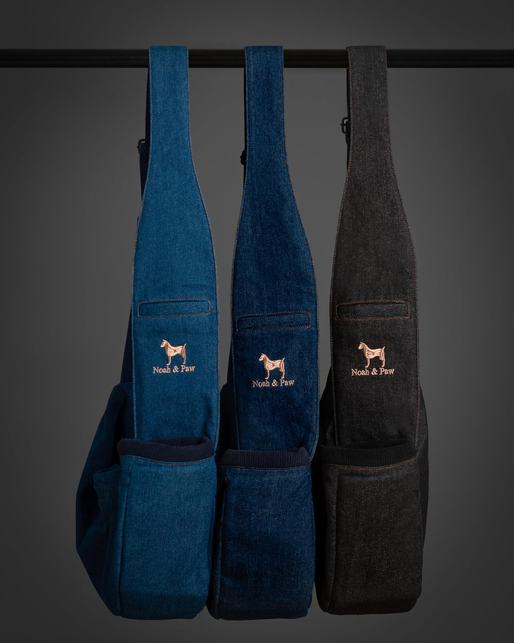 Noah & Paw sling para uso diario en la calle, cómodo y práctico.
