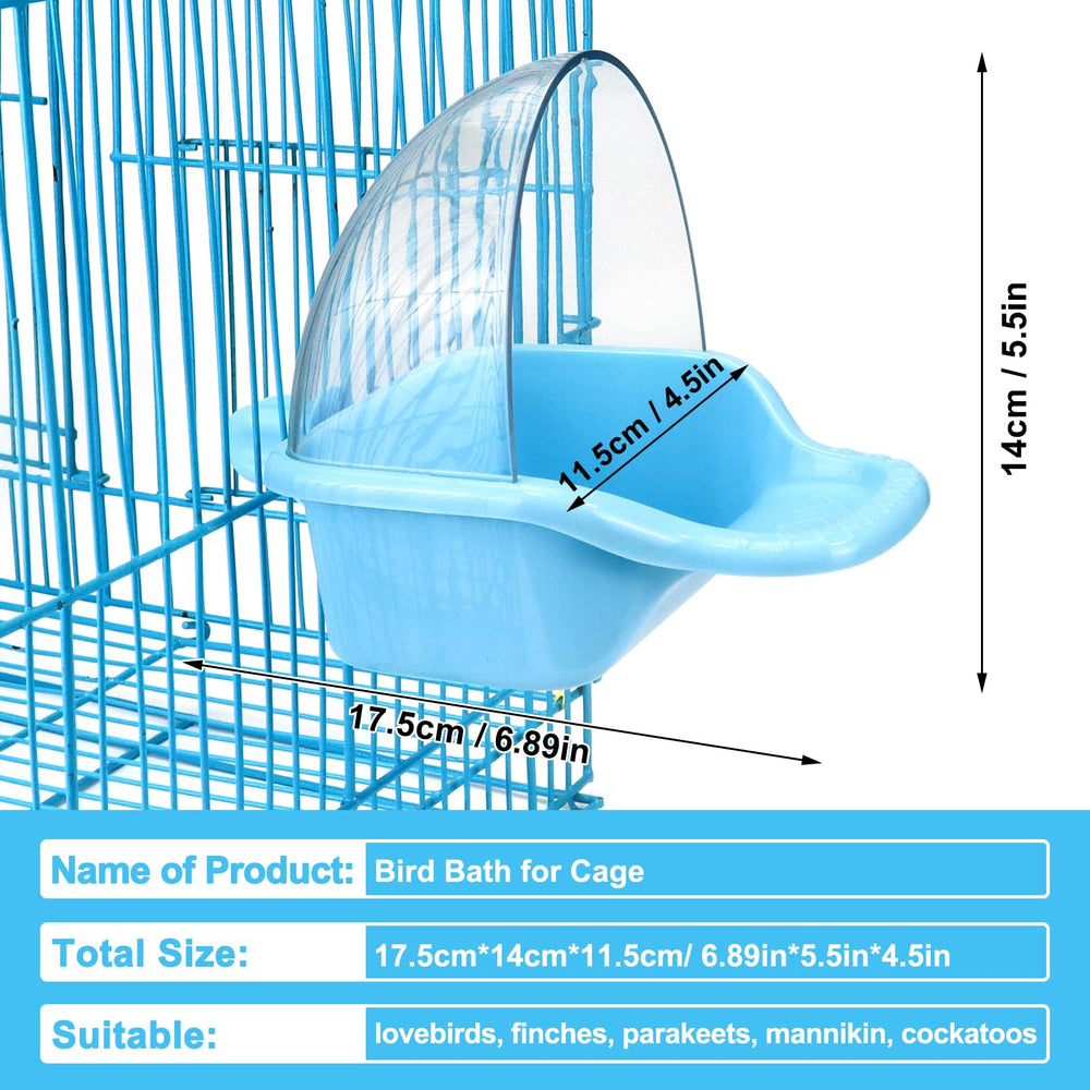 Nobgum tazón de alimento para aves, fácil de alimentar sin desbordes en jaula.