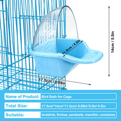 Nobgum tazón de alimento para aves, fácil de alimentar sin desbordes en jaula.