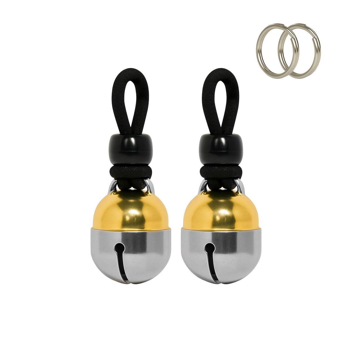 Noble Bells muestra primer plano de la campana de collar con mecanismo para detección.