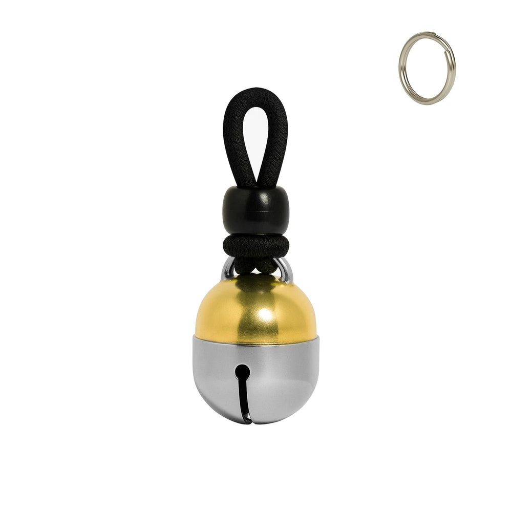 Noble Bells campana de collar de latón con detalle, duradera y tono claro para gatos y perros