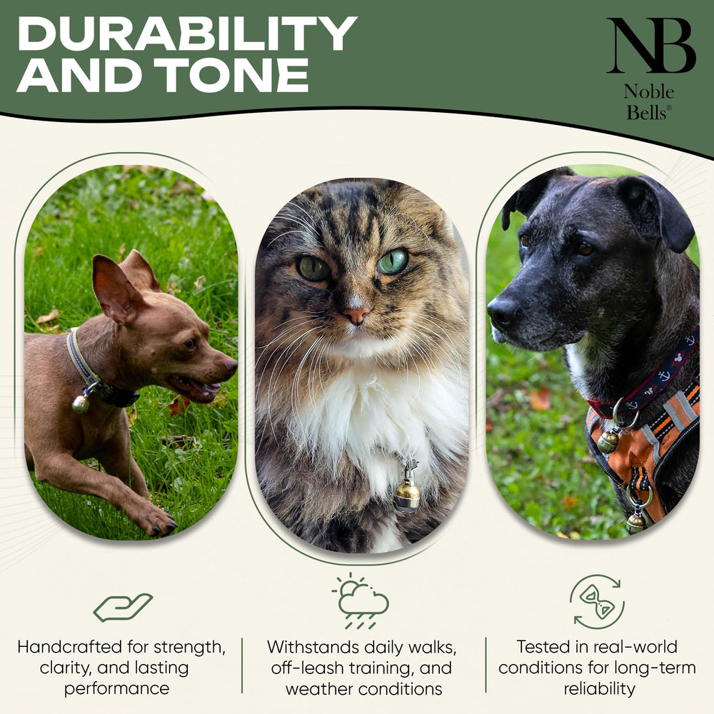 Noble Bells sistema de banda elástica desmontable para colocación rápida