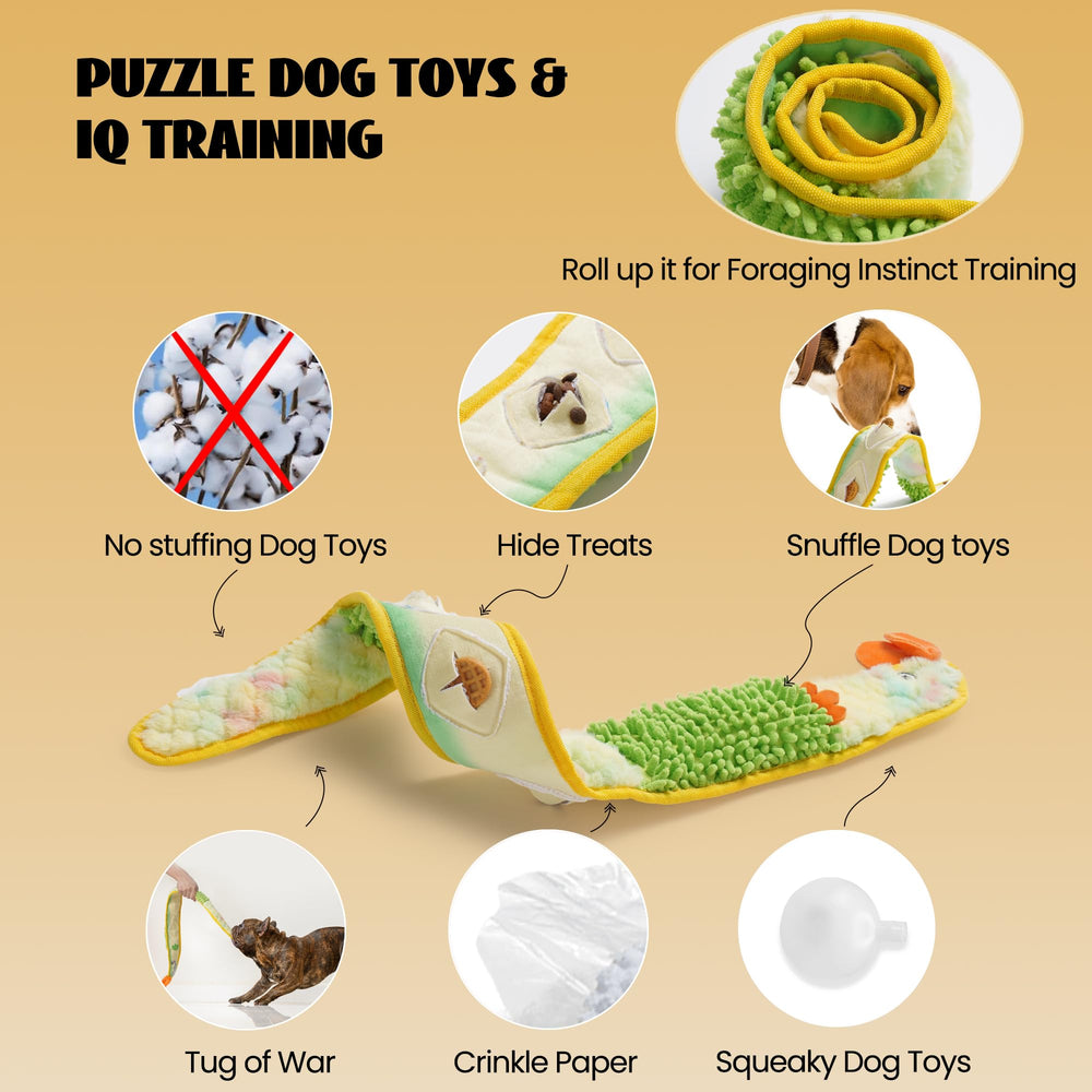 Nocciola EEL rompecabezas interactivo para perros inteligentes
