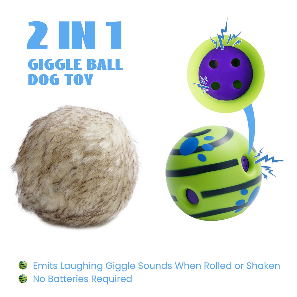 Nocciola Pelota: sonidos divertidos en acción para estimular al perro.