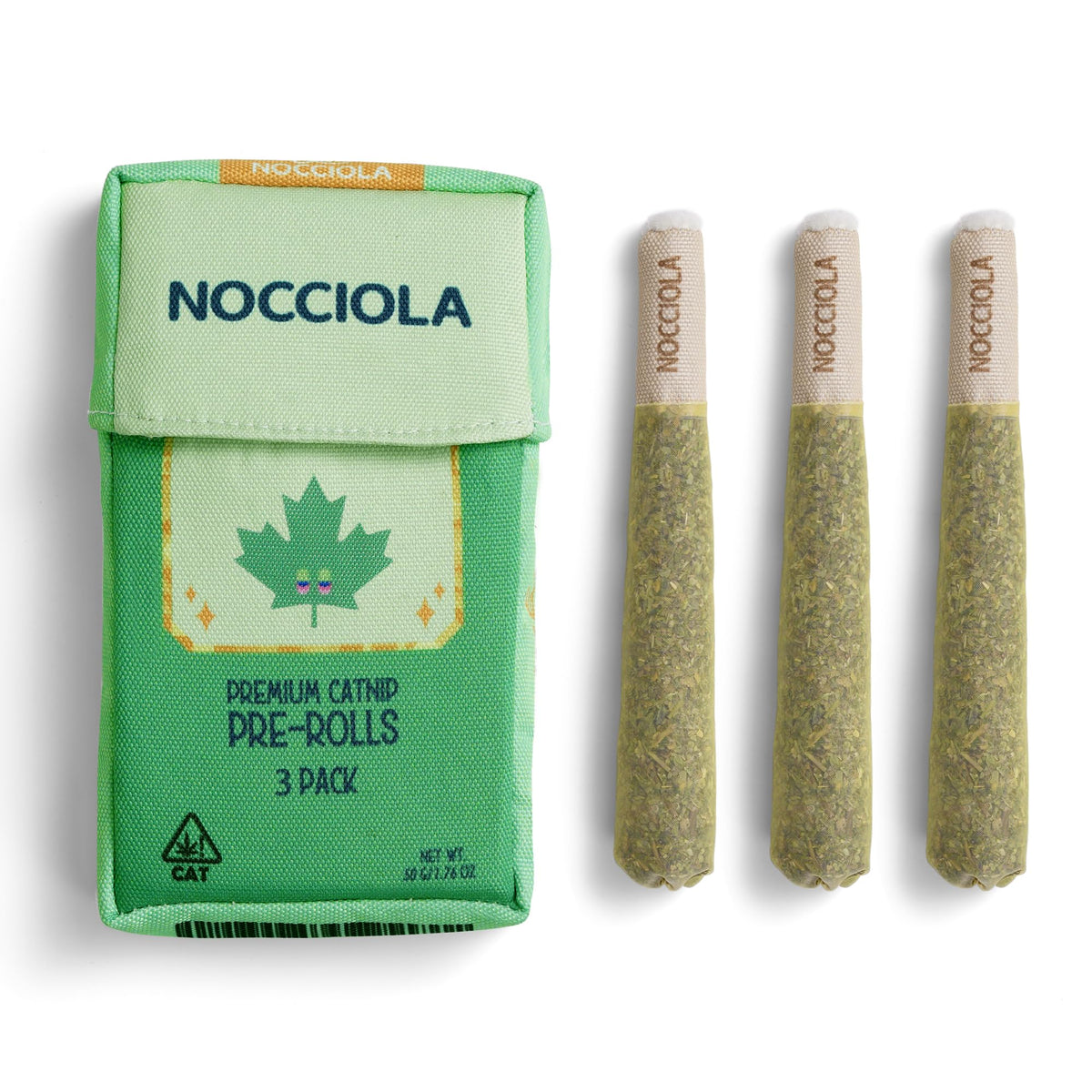 Nocciola tres pack con hierba gatera para mantener a tus gatos entretenidos