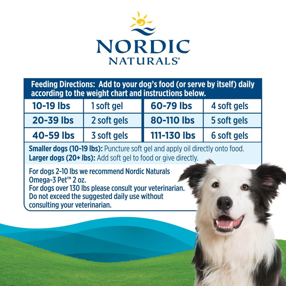 Nordic Naturals Omega-3 Pet, aceite de pescado sostenible para mascotas.