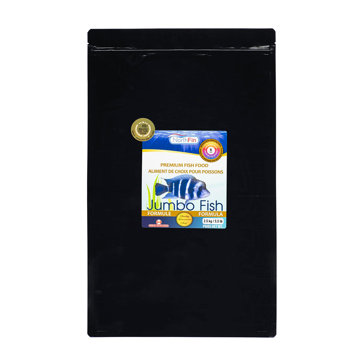 Northfin Jumbo Formula pellets lento hundimiento para peces grandes, nutrición sostenida