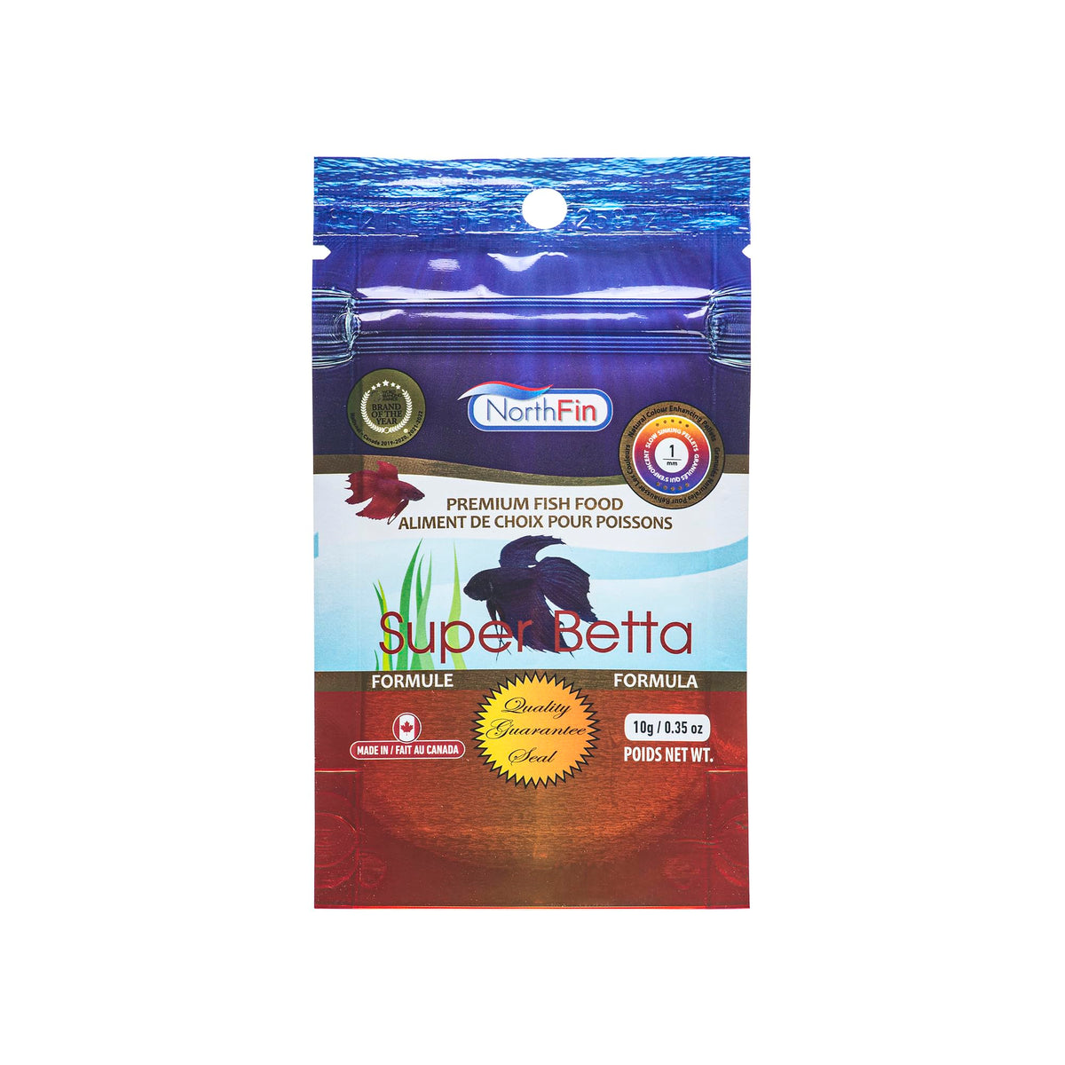 Northfin Super Betta: bolitas flotantes 1mm para una digestión suave y vitalidad