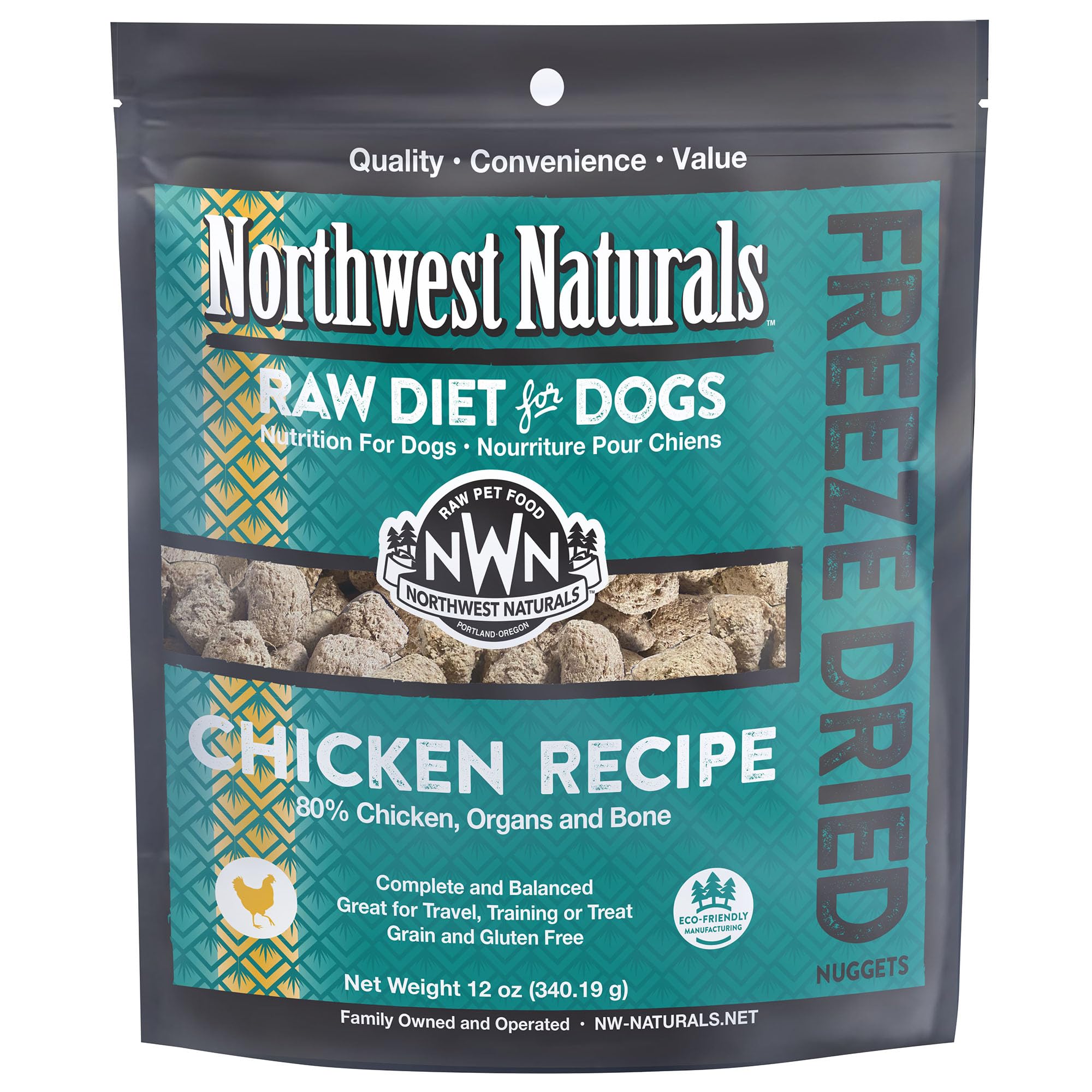 Northwest Naturals alimento perro trocitos pedacitos: sabor sabroso para cada comida.