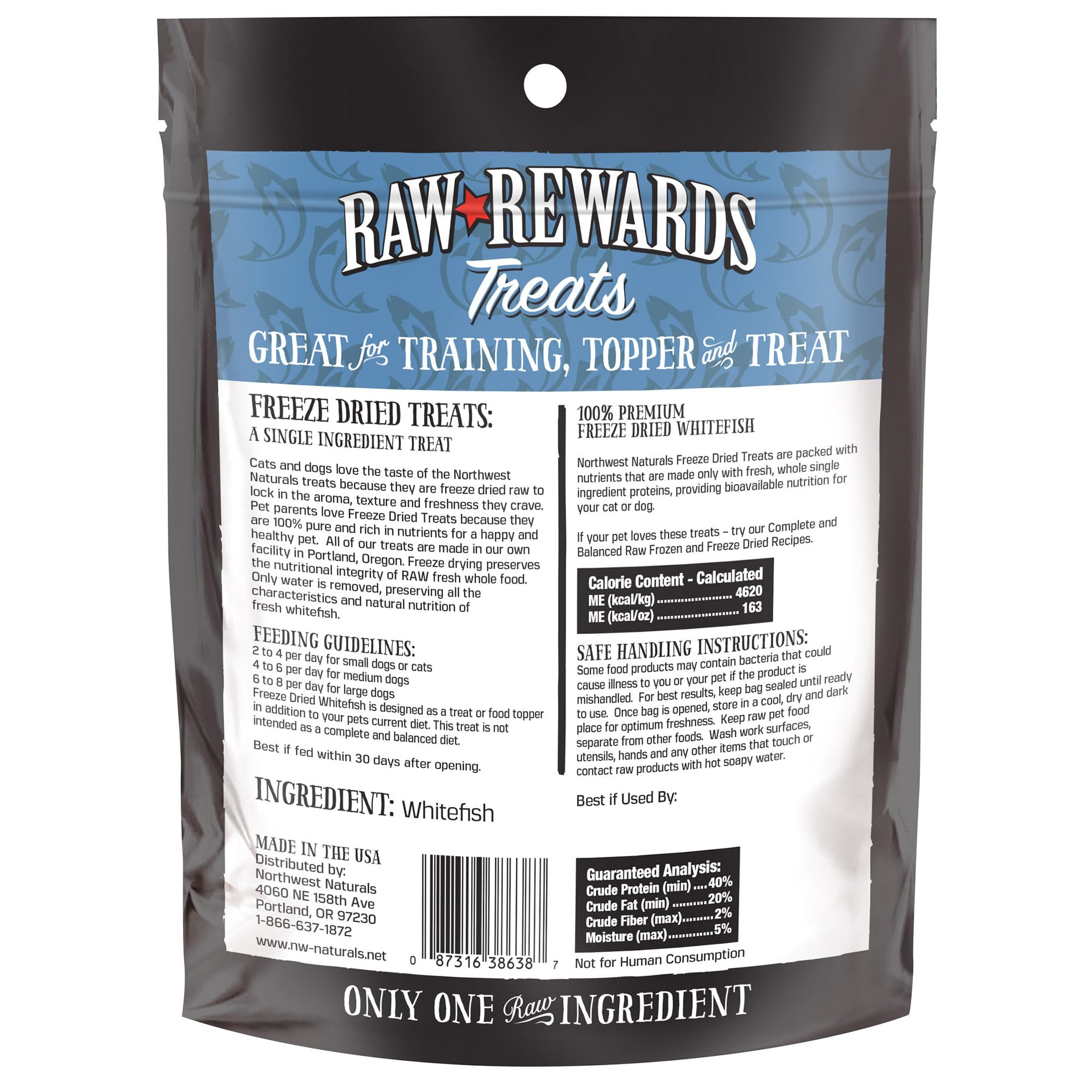 Northwest Naturals hecho en EE. UU., apoyo a productores locales y control de calidad.