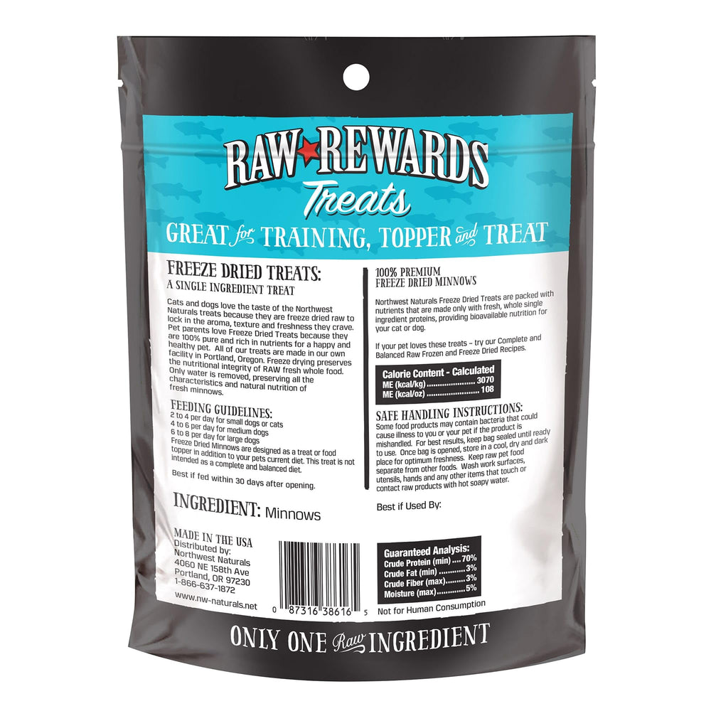 Northwest Naturals Minnows beneficios posibles para piel, pelaje y digestión.