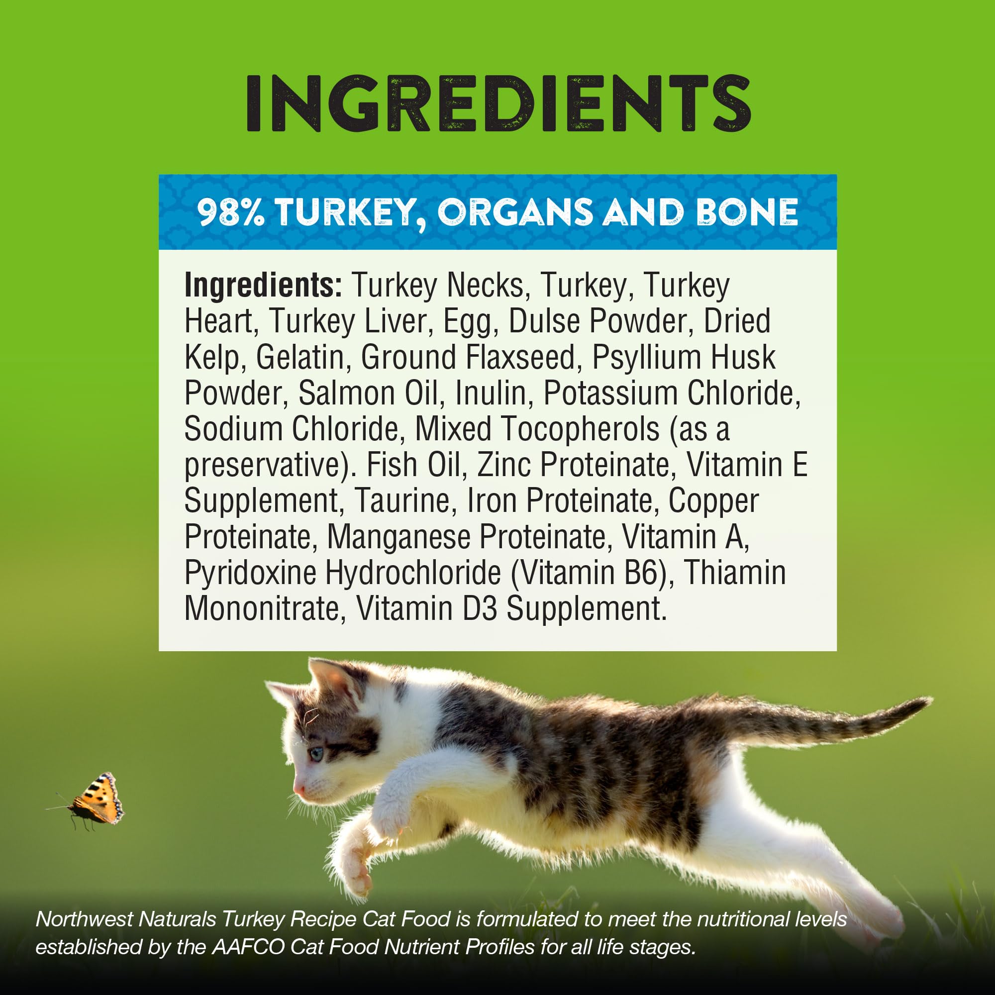 Northwest Naturals proteína alta para gatos.
