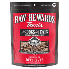 Northwest Naturals Rewards higo de res liofilizado trozos, snack nutritivo para perros y gatos