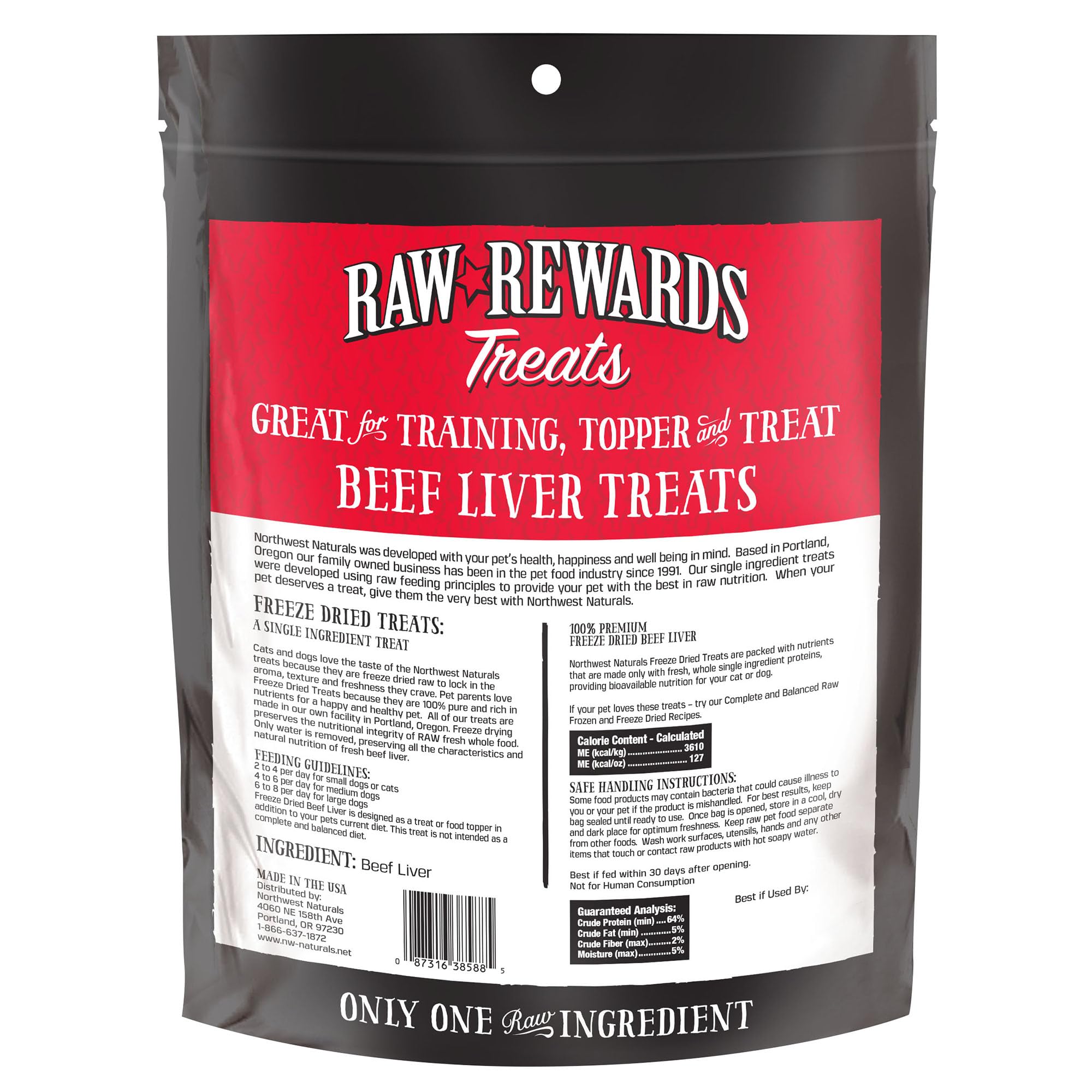 Northwest Naturals Rewards snack natural para entrenamiento diario de mascotas