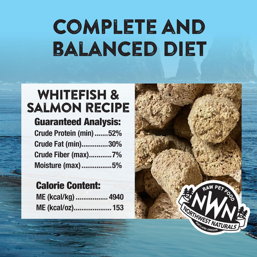Northwest Naturals dieta sin cereales para perros activos y sanos.
