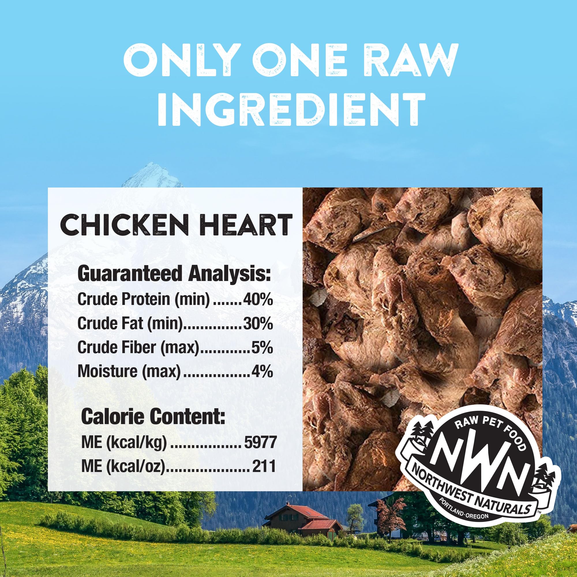 Snack Northwest Naturals para perros y gatos, ideal para recompensas en casa.